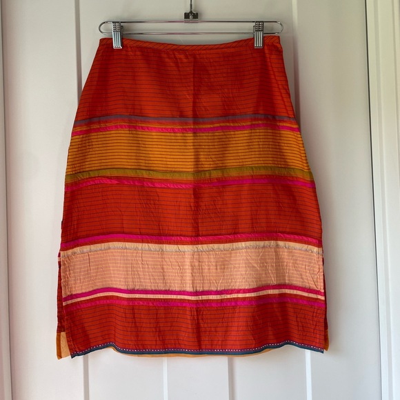 dosa by Christina Kim at La Garçonne Silk Striped Skirt - Picture 12 of 14